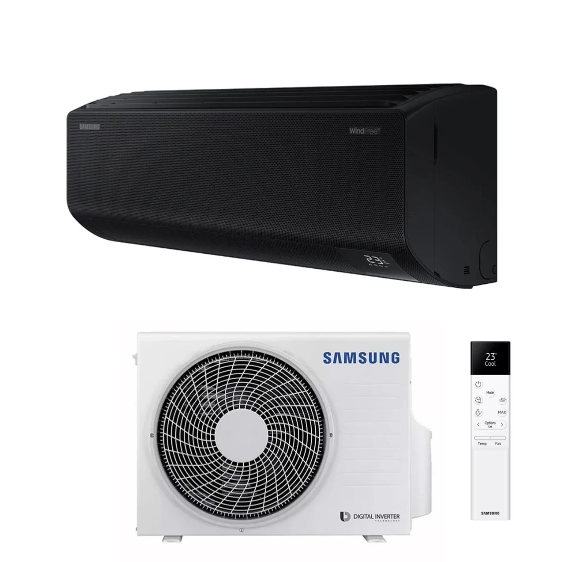 Samsung WindFree Black 9 000 BTU F-AR09BLK R-32 Wi-Fi intégré – Image 2