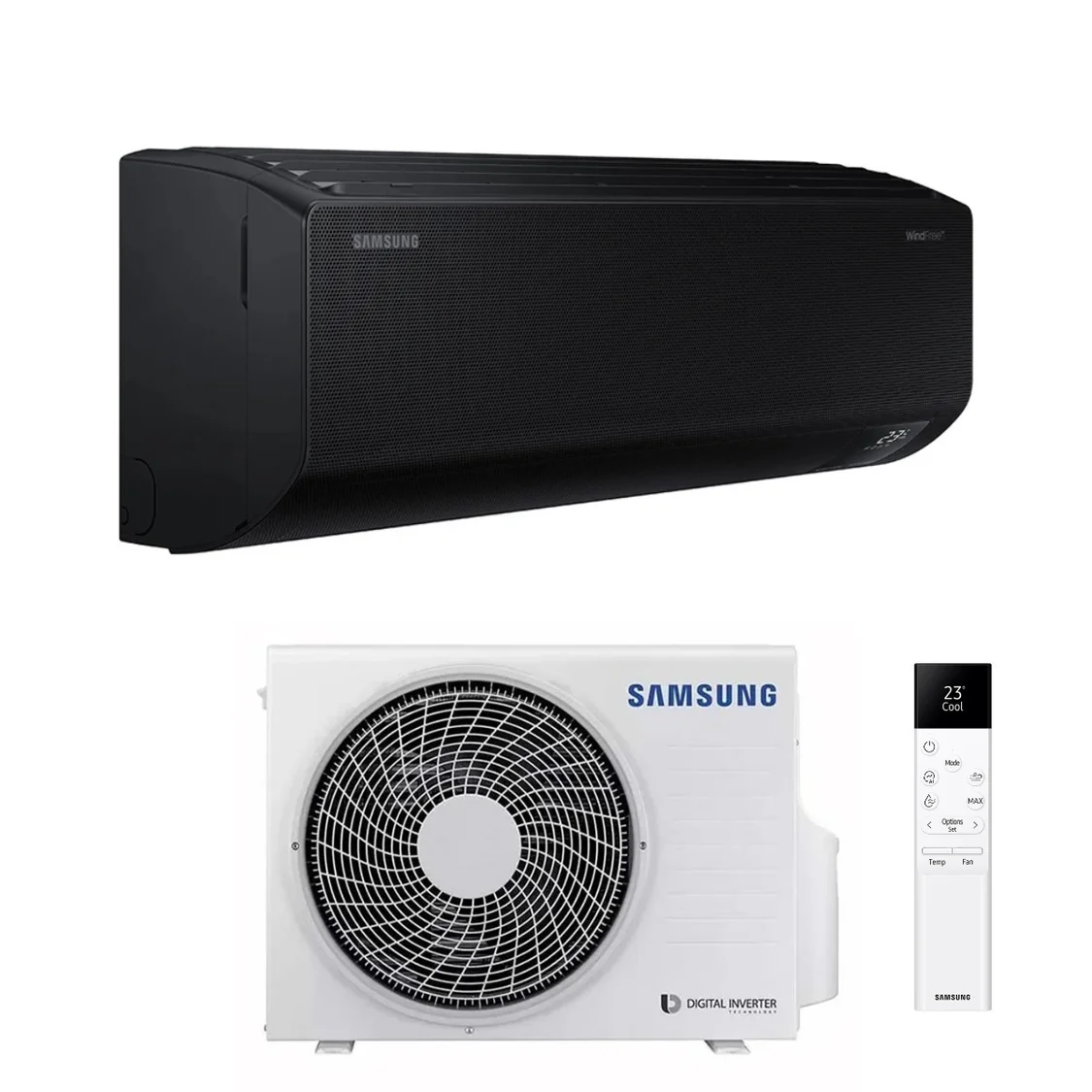 Samsung WindFree Black 9 000 BTU F-AR09BLK R-32 Wi-Fi intégré – Image 3